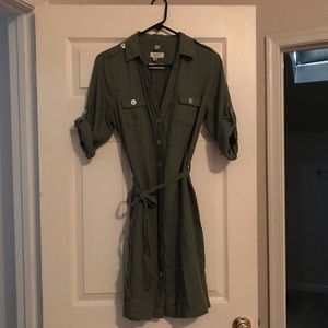 Army green dress